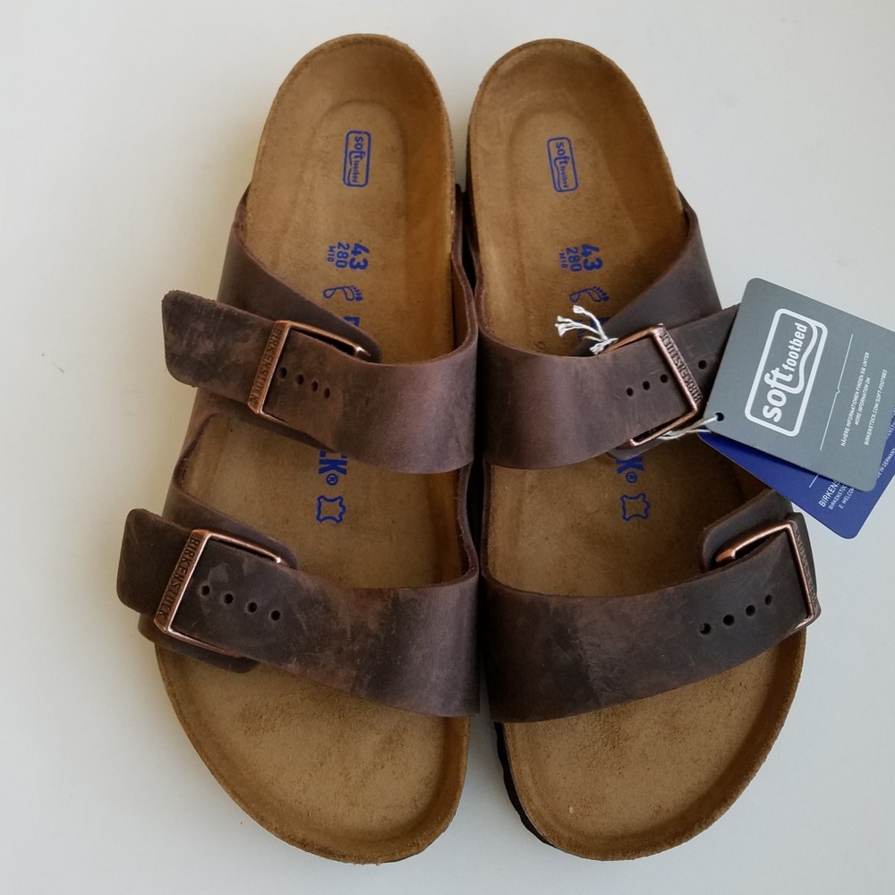 Birkenstock Arizona Habana Leather Soft 43